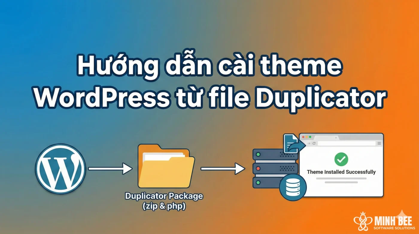 Hướng dẫn cài theme WordPress từ file duplicator