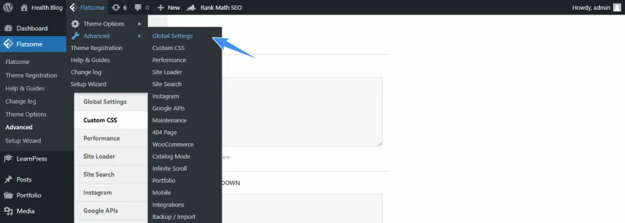 Tùy chỉnh css và javascript