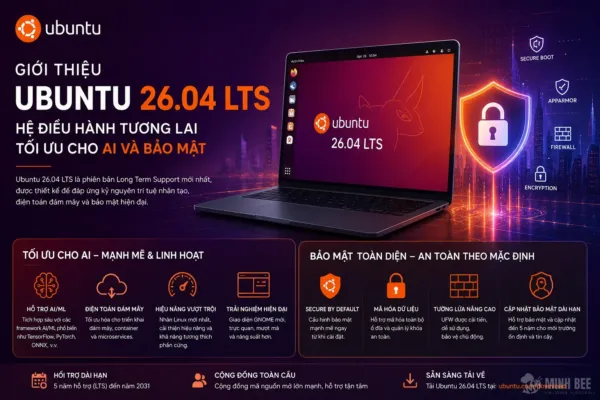 Giới thiệu Ubuntu 26.04 LTS: Hệ điều hành tương lai tối ưu cho AI và bảo mật