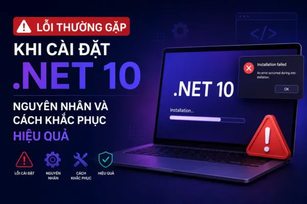 Lỗi thường gặp khi cài đặt .net 10: Nguyên nhân và cách khắc phục hiệu quả