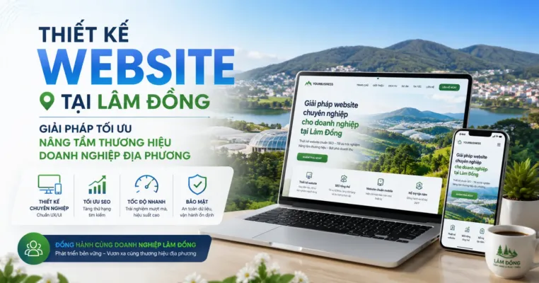 Thiết kế Website tại Lâm Đồng: Giải pháp tối ưu nâng tầm thương hiệu doanh nghiệp địa phương