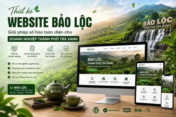 Thiết kế Website Bảo Lộc: Giải pháp số hóa toàn diện cho Doanh Nghiệp thành phố trà xanh