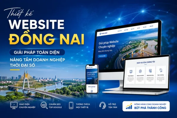 Thiết kế website Đồng Nai: Giải pháp toàn diện nâng tầm doanh nghiệp thời đại số